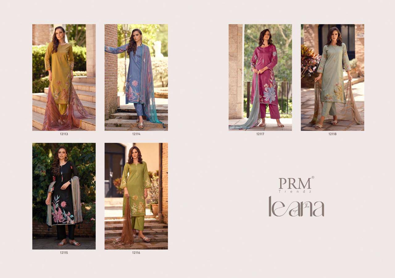 LEANA By PRM TRENDZ 12113 To 12118 Series Stylish Beautiful Colourful Cotton Dresses At Wholesale Price